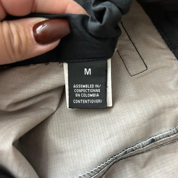 Patagonia Pants Mens M Thermal Black Ripstop Windbreaker Elastic Drawcord - Picture 6 of 10